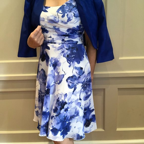 Jacques Vert Dress with Cardigan - Picture 4 of 16